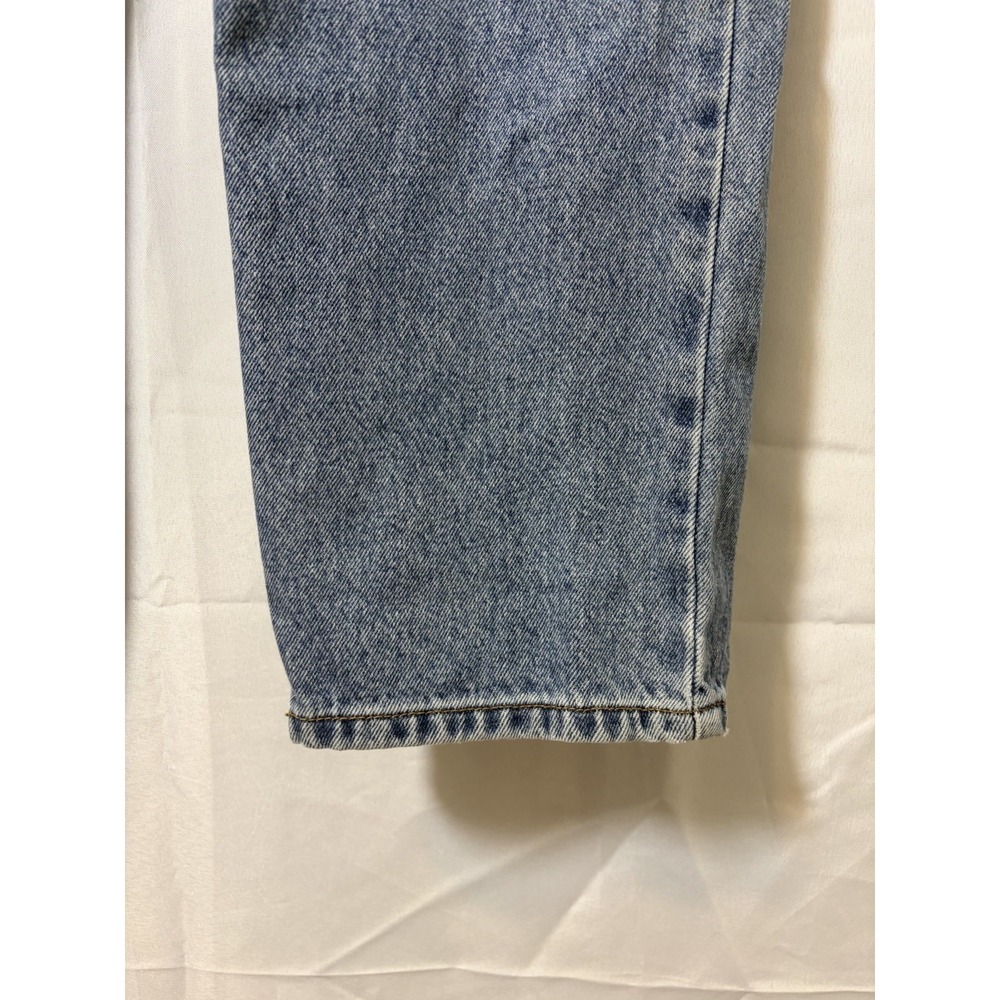 Vintage 90s Calvin Klein 15/16 Easy Fit 5 Pocket Girl Jean Double Stone Wash USA - Picture 3 of 16